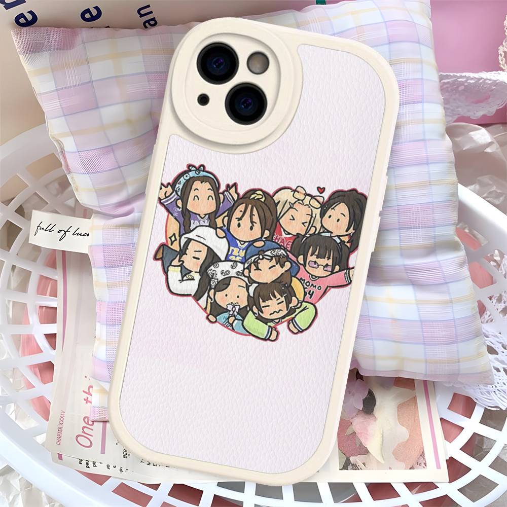 Kpop T-TwiceS Phone Case Hard Leather For IPhone 16 15 14 13 12 Mini 11 14 Pro Max Xs X Xr 7 8 Plus Fundas