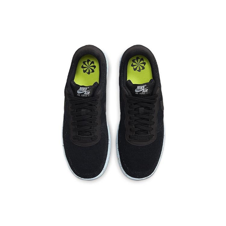 Nike Air Force 1 Crater Flyknit 'Black Chambray Blue' Men's DC4831-001