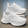 Trendy Brand Men's Shoes 2025 Summer New Mesh Shoes Breathable Thick Sole Heightening Dad Shoes Versatile Sports and Leisure Shoes