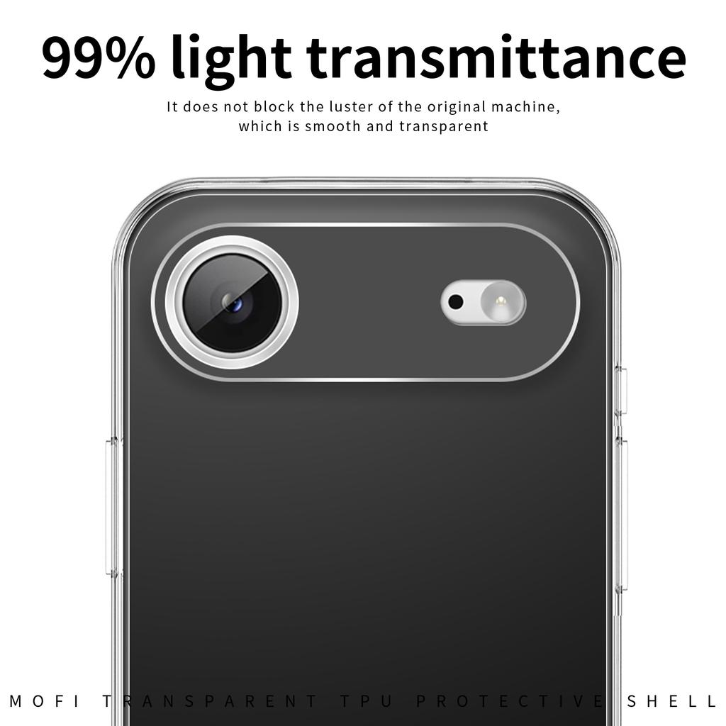 Pentru iPhone 17 Air Husă Transparentă MOFI Ultra-Subțire TPU Husă Spate Telefon