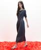 Hawaii Ha Kim [Atelier] Offset Jersey Dress_Dark Gray