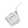 Creative Deep Round Fryer Wire Mesh French Chip Fry Basket 201 Stainless Ste