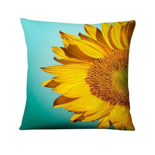 Наволочка с цветочным принтом, подушка с цветочным растительным принтом, декоративная наволочка, домашний декор, наволочка для дивана 40x40cm