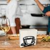 Stainless Steel Napkin Holder Coffee Standing Napkin Dispenser Holders for Paper  Napkin
