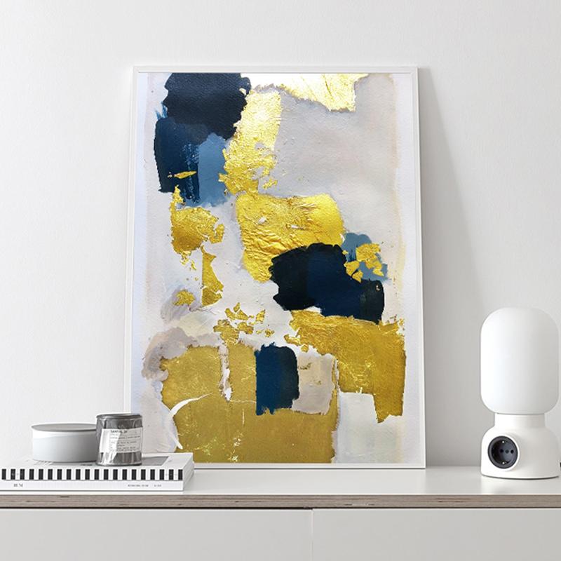 

Абстрактный домашний декор, золотой холст, картина, постер и принт, скандинавский стиль, золотая настенная художественная картина для гостиной, столовой