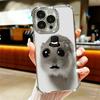 Funny Sad Hamster Meme Plating Phone Case For Iphone 16 17 Pro Max Air 16E 14 15 Plus 12 13 Mini Anti-Fall Airabag Cover