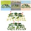 52 Pieces Soldier Figures Toys Playset Sand Table Decor Mini Layout Model Men Soldiers with