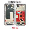 Middle Frame For Honor 50 NTH-AN00 NTH-NX9 LCD Front Frame Housing Bezel With Side Button Repair Parts