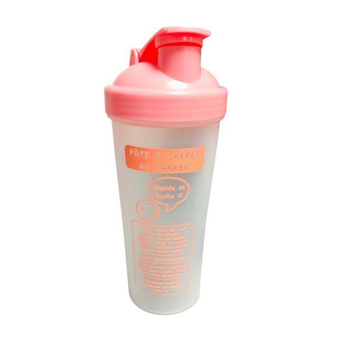 

Doseur Shaker à Crêpes - MARQUE - 600 ml - Ergonomique - Anti-Grumeaux - Couvercle Hermétique