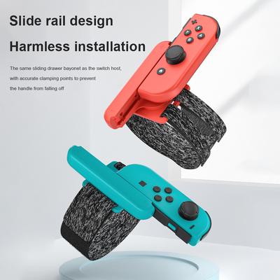 2pcs Game Wrist Bands Adjustable Controller Wrist Dance Band 360 Rotation Elastic Dance Wristband Gaming Accessories for Switch