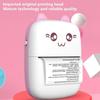 1 ensemble d'imprimante thermique portable Mini Bluetooth sans fil Photo Pocket Imprimante d'étiquettes thermiques Multifonctionnelle HD Mini Imprimante YSXX