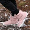 Children High-top Snow Boots Kids Plush Boots Winter Warm Cotton Shoes Anti-slip Casual Walking Shoes Waterproof