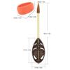 Carp Fishing Feeder Tackle Set Inline Zinc Alloy Feeder with Bait Attachment Tool for Improved Accuracy 60g
