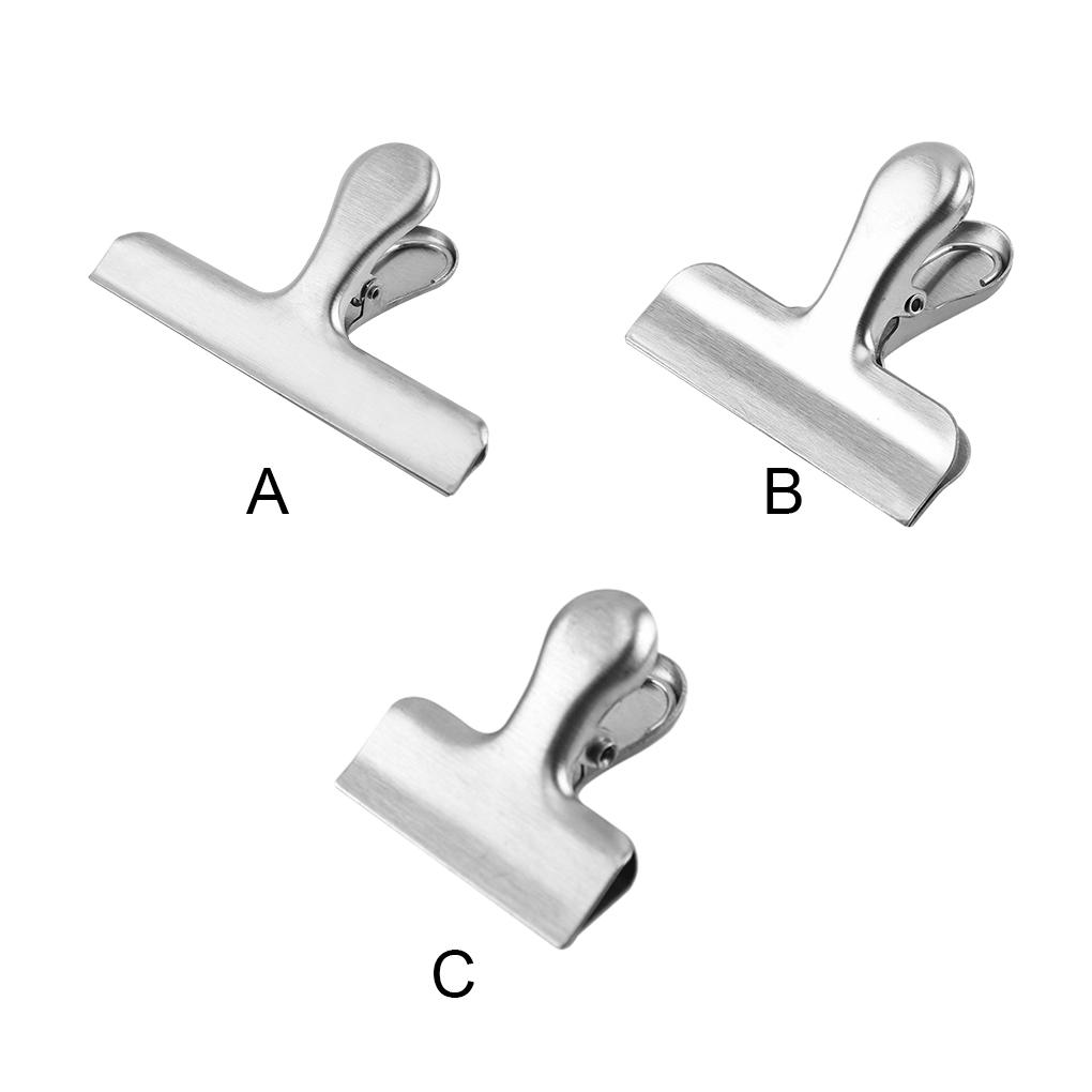 SteelFood Heat Clips Stainless Strong Kitchen Sealing Document MetalClipsBag GradeSilver Resisting Durable WaterProof
