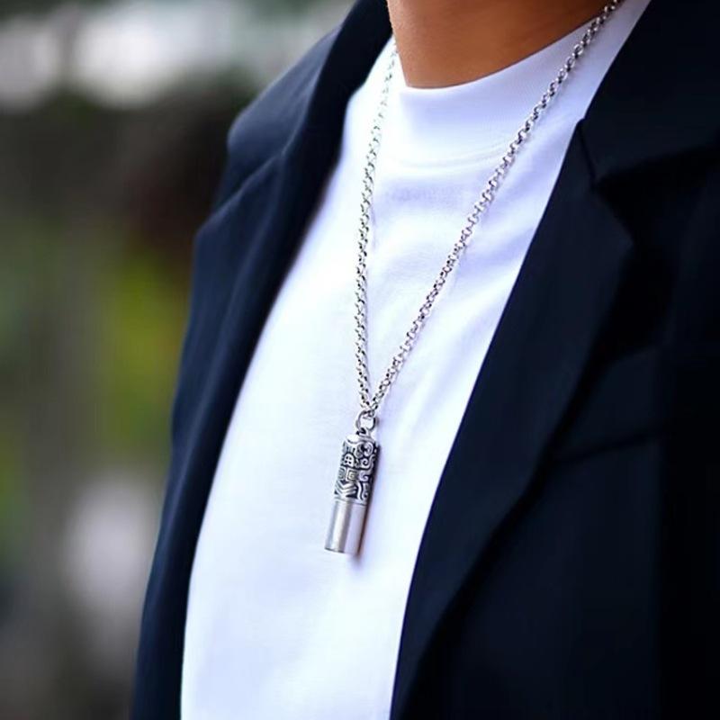 Se poate deschide Pandantivul Lăcomie de Comori pentru Bărbați și Femei, Cutie Retro la Modă pentru Haine pentru a dărui iubitului