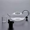 700ml Rat Tail Pot Glass Teapot with Filter Heat-resistant Glass Luxury Health Pot Office Make Tea Kettle Electric Pottery Stove