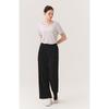 Huit Wide Fit Back Banded Pants Htwpn5k80t