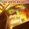 LED Doodle Board Light Up Acrylic Drawing Board with 7 Quick-Drying Pens Luminous Writing Pad for Kindergarten Preschool Schools