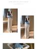 High-Waisted Wide-Leg Soft Puff Puff Glutinous Pants for Women, Spring and Autumn Casual Style
