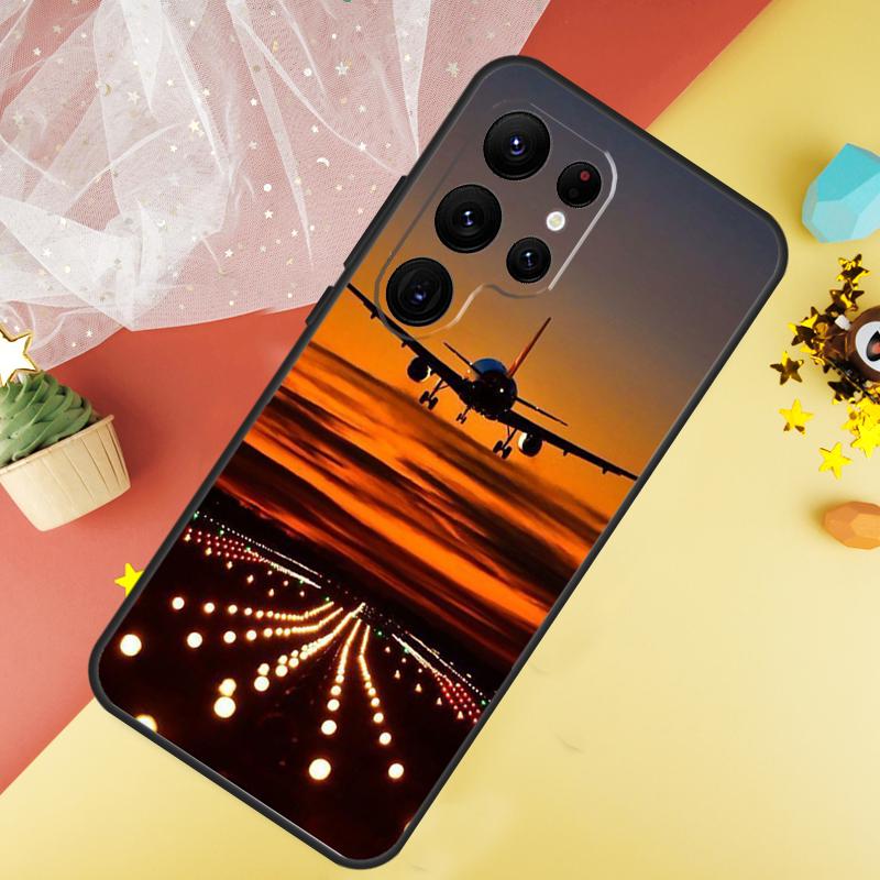 Flugzeug Flugzeug Flugzeug Handyhülle Für Samsung Galaxy S26 S25 Ultra S23 FE S21 S20 S22 S24 Ultra S10 Plus Hülle Coque