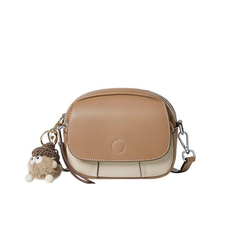 High-end and Stylish Bag, Women's Niche Design Crossbody Bag, Mini Round Bag, Hand-held Shoulder Bag for Women