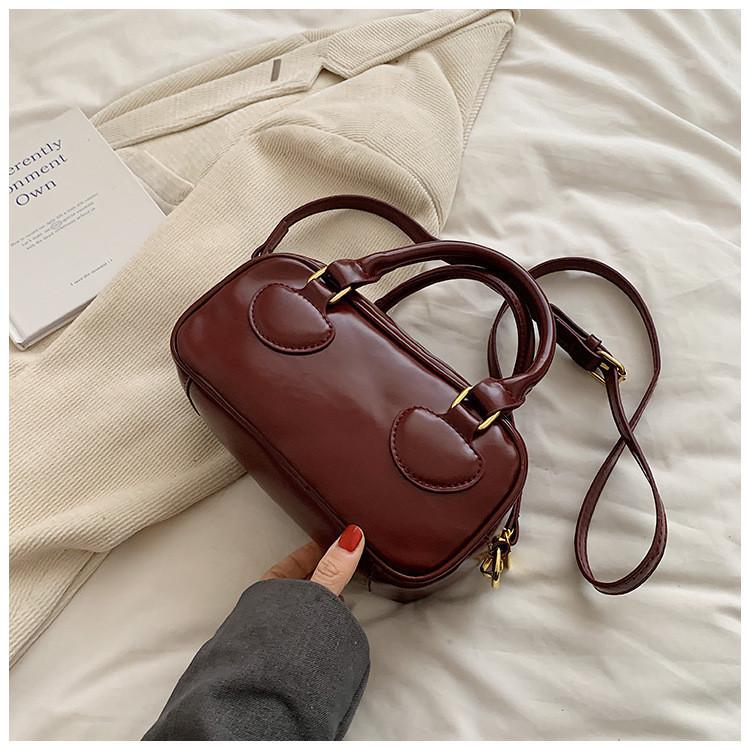 Stylish Small Shoulder Bag For Women With Patchwork Design красный