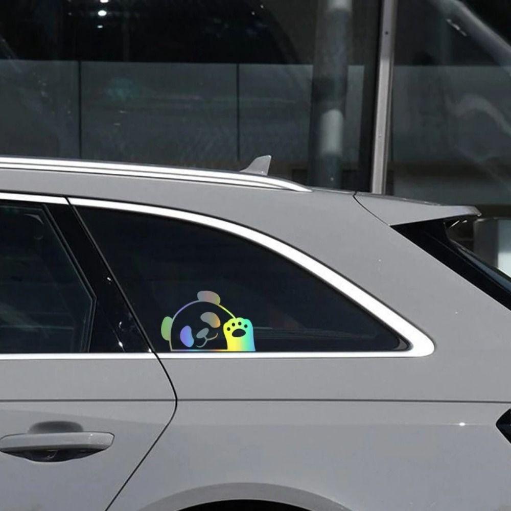 Waterproof Peeking Panda Car Stickers Universal Simulation Panda Cars Decal  Car Accessories