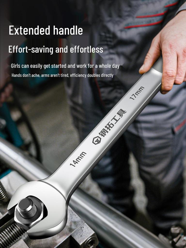 Dwustronny Zestaw Kluczy Otwartych - Małe Klucze Widełkowe Dwustronne Narzędzia Sprzętowe