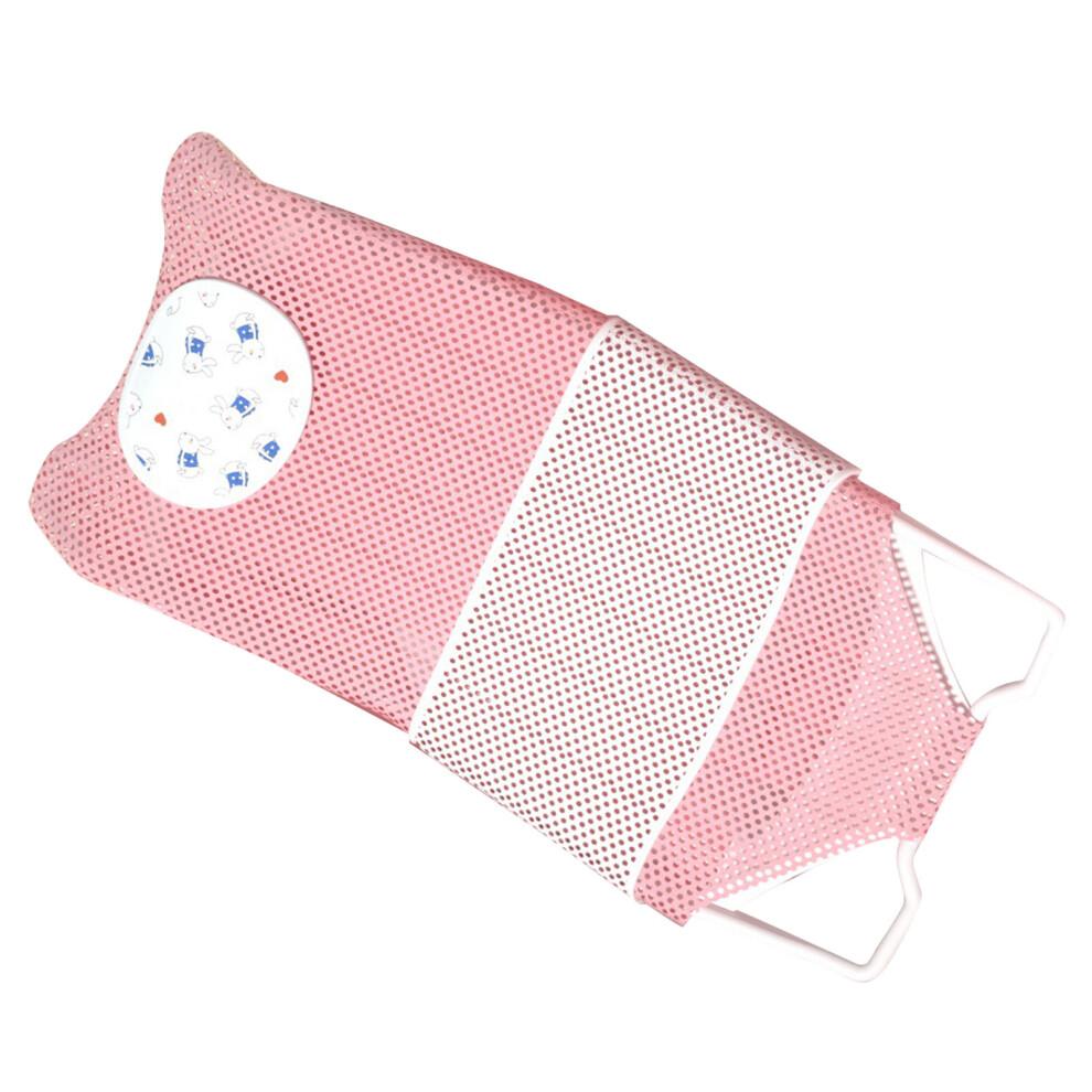 Universale Baby-Badewannen-Netzständer, verstellbar, Rosa, rutschfest