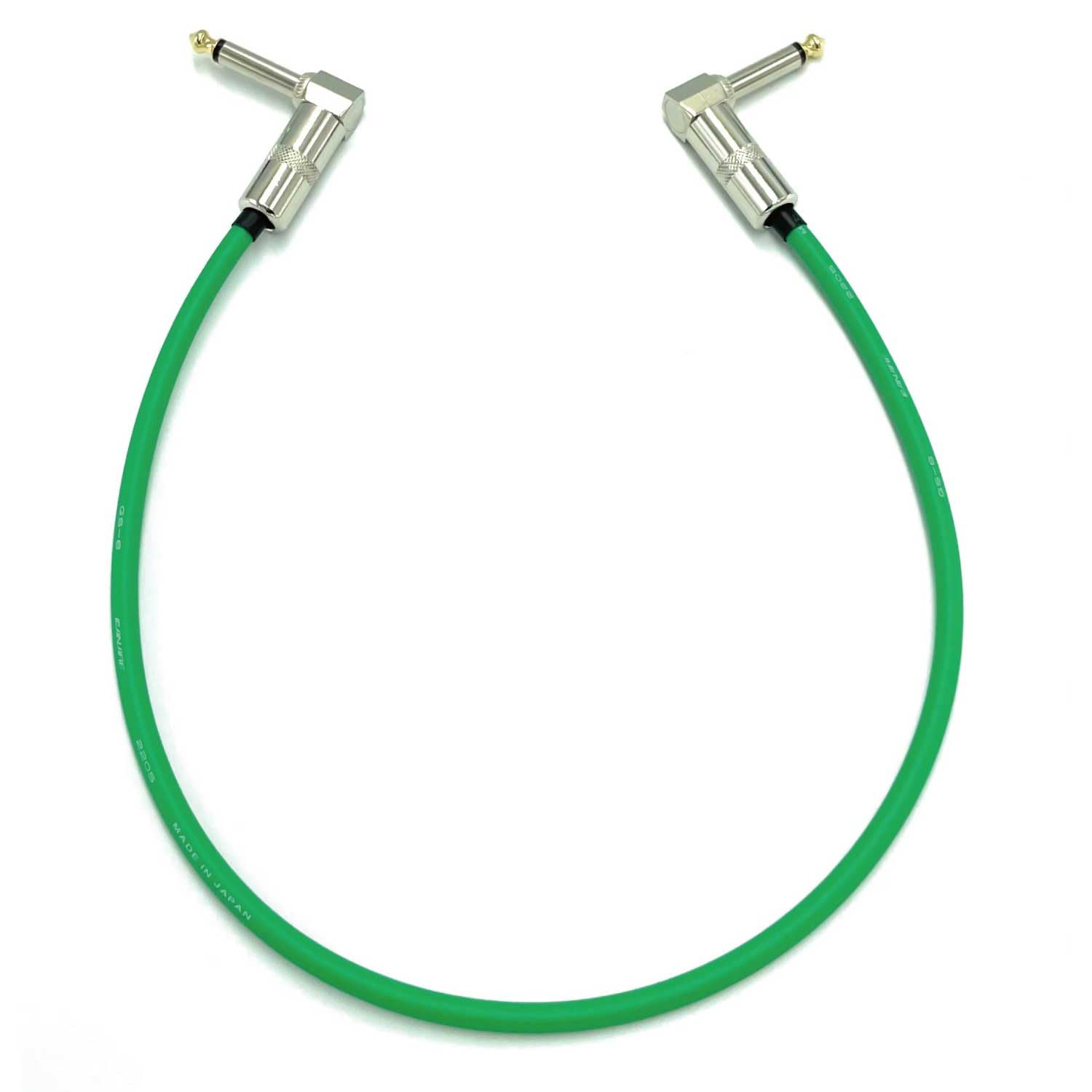

KMsound CANARE GS-6 Green Canare Patch Cable with L-L, S-S, and L-S Plugs, Made in Japan (L-L, 1m)