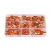 Copper OT OpenEnd Terminal, Thickened Crimp Lug, High Conductivity, sturdy Duty 5A 50pcs