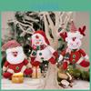 Christmas Decor Red Santa Claus Hanging Ornament With Polyester Material For Holiday Celebration