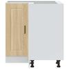 Corner Kitchen Base Cabinet Porto Sonoma Oak Wood Composite