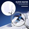 Heating Pad Heated Gloves Pad Xmas Gift USB Heated Gloves Pad Winter Warm Five-Finger Gloves Heating Pad Glove Heating Sheet