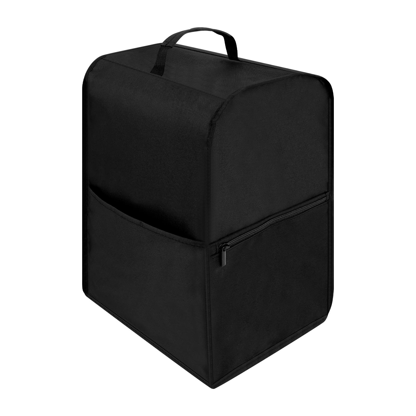 

Чехол для мороженицы с ручкой и карманами Водонепроницаемый чехол для мороженицы Пылезащитный чехол Защитный чехол Мороженица чёрный