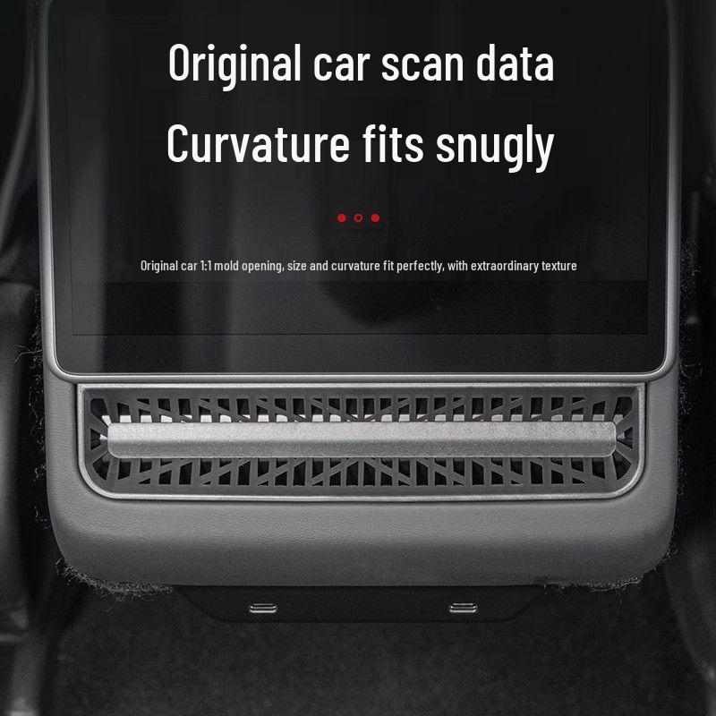 Tesla Model 3/Y Hinterer AC-Lüftungsgitter-Schutzabdeckung