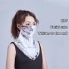 Scarf For Women Sun Uv Protection Hiking Neck Scarf Outdoor Triangular Scarf Sunscreen Veil Ice Silk Mask Face Cover