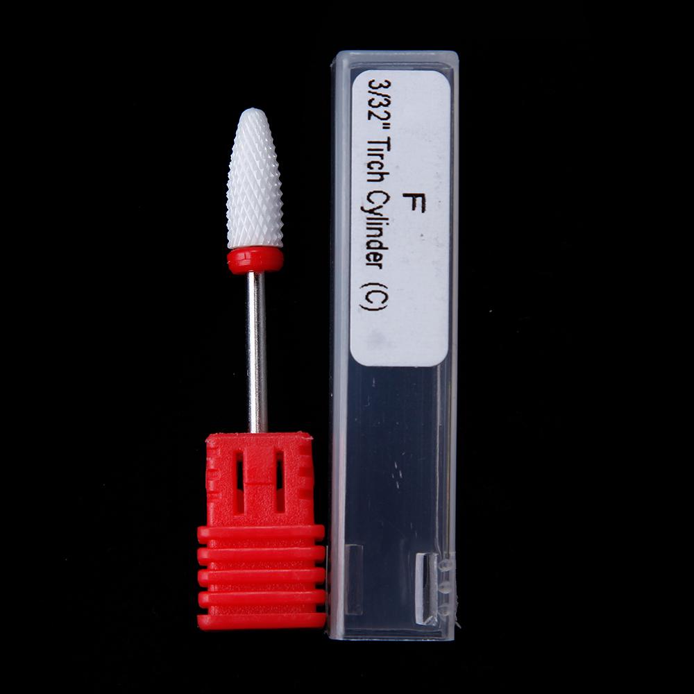 Ceramic Nail Drill Bit For Electric Manicure Machine Nail Art Tools Cuticle Remover Milling Cutters