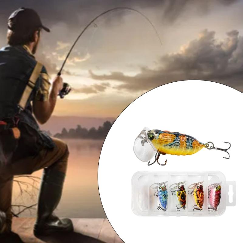 1.5Inch Fishing Lures Fishing Hard Baits Topwater Lures Trout Bass Fishing Lures