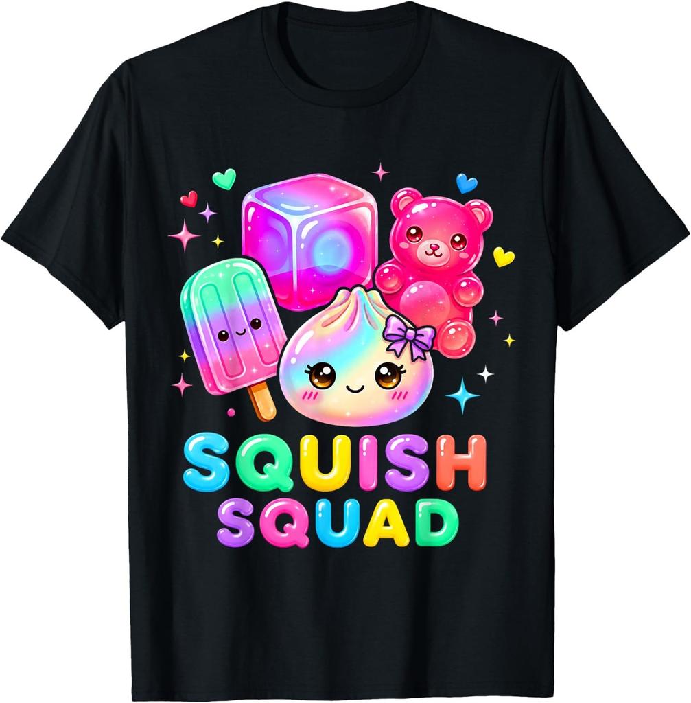 Squid Squad Dumpling Kawaii Pastel Anime Birthday T-Shirt