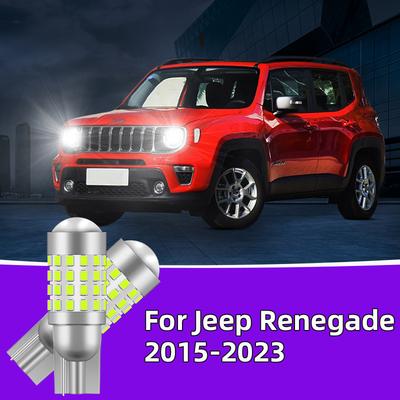 2PCS For Jeep Renegade 2015-2023 Car Led Bulb T10 W5W Width Lights Side Marker Position Signal Lamp 12V 24V Clearance Lights