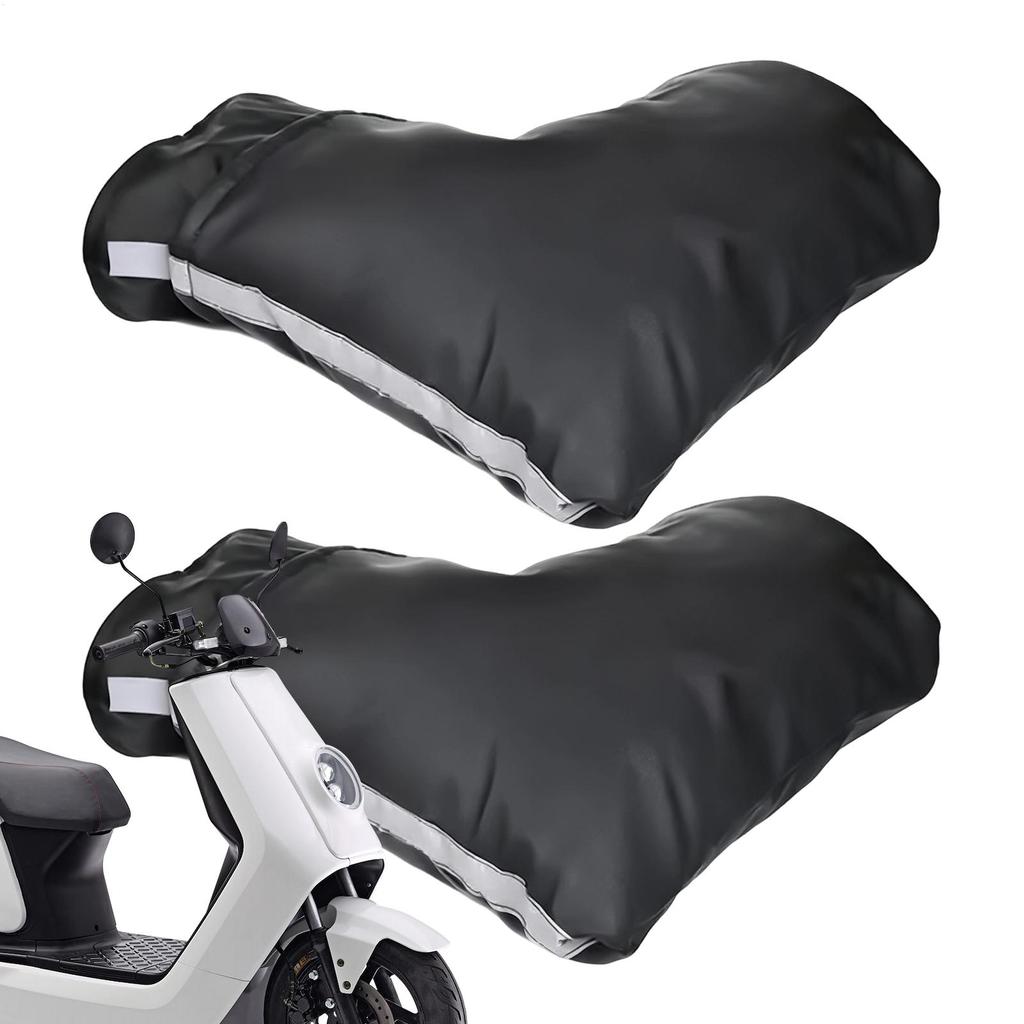 Motorcycle Handlebar Mittens Warm Bicycle Handlebar Gloves Windproof Bike Handle Bar Cover for Bike Snowmobile Motorcycle