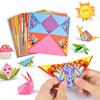 STOBOK Origami 2 Colorful Handmade Origami Inch for Animals and DIY Craft Supplies Paper, Sets, Paper, 5.51 Square, Lifestyle, Kids'