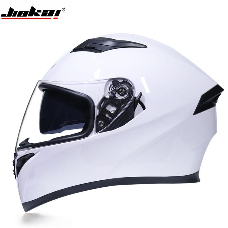 Dual Lens Motorcycle Helmet Off-Road ATV Scooter Riding Full Face Safety Women Men Adult ABS Material