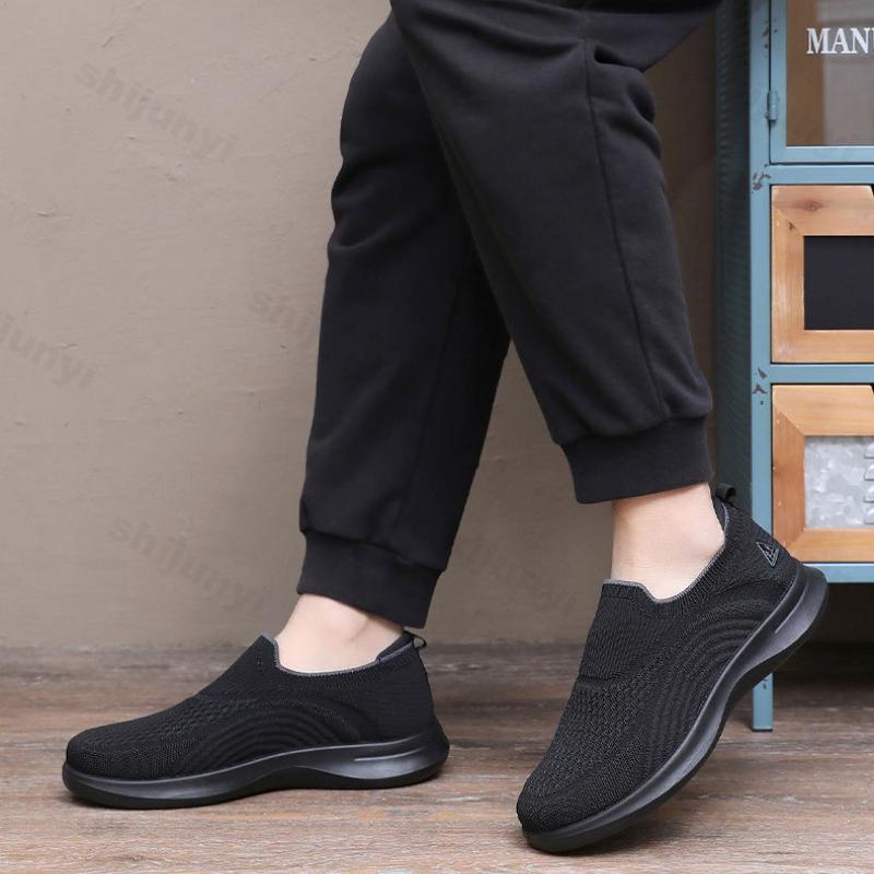 Couple Walking Shoes Autumn Women's Fashion Soft Sole Non Slip Casual Shoes Lightweight Comfortable Men's Breathable Mesh Shoes