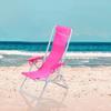 2 Pieces Mini Folding Beach Chairs for Children Doll Home Furniture Model Accessories Miniature Foldable Deck Chair Play Set