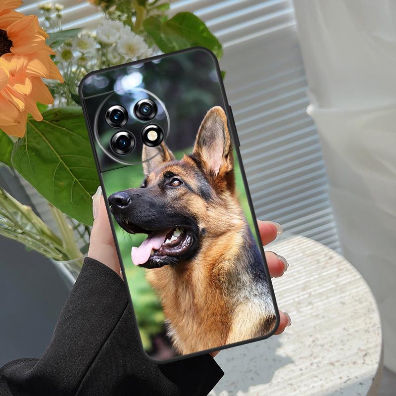 German Shepherd Dog Case For OnePlus Nord 5 CE 2 3 4 Lite N20 N30 OnePlus 13T 13R 15 13 12 11 10 10T 8T 15R Cover