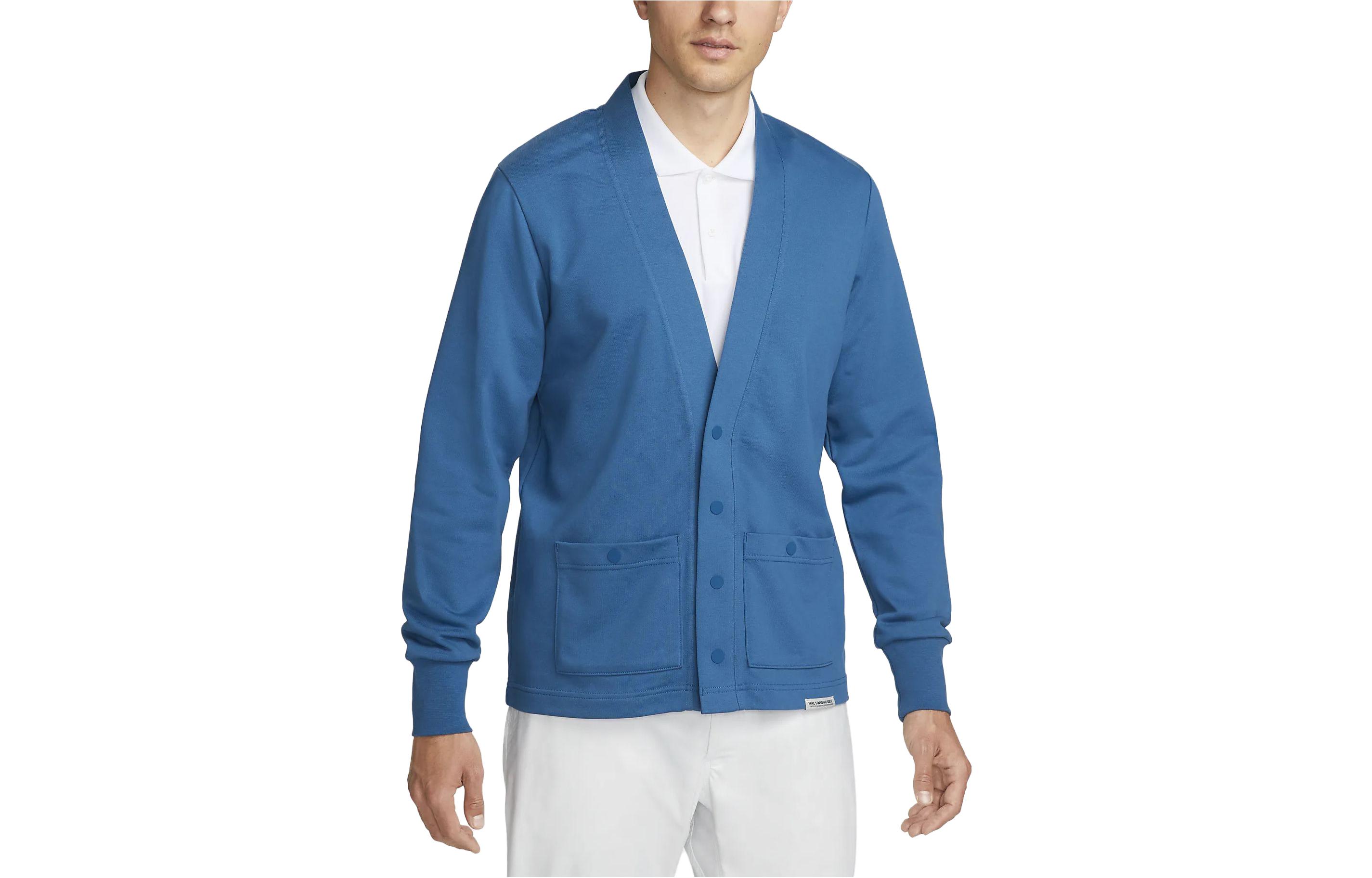 Nike Dri FIT Standard Issue Sweater Men s Blue FB5464-457 M