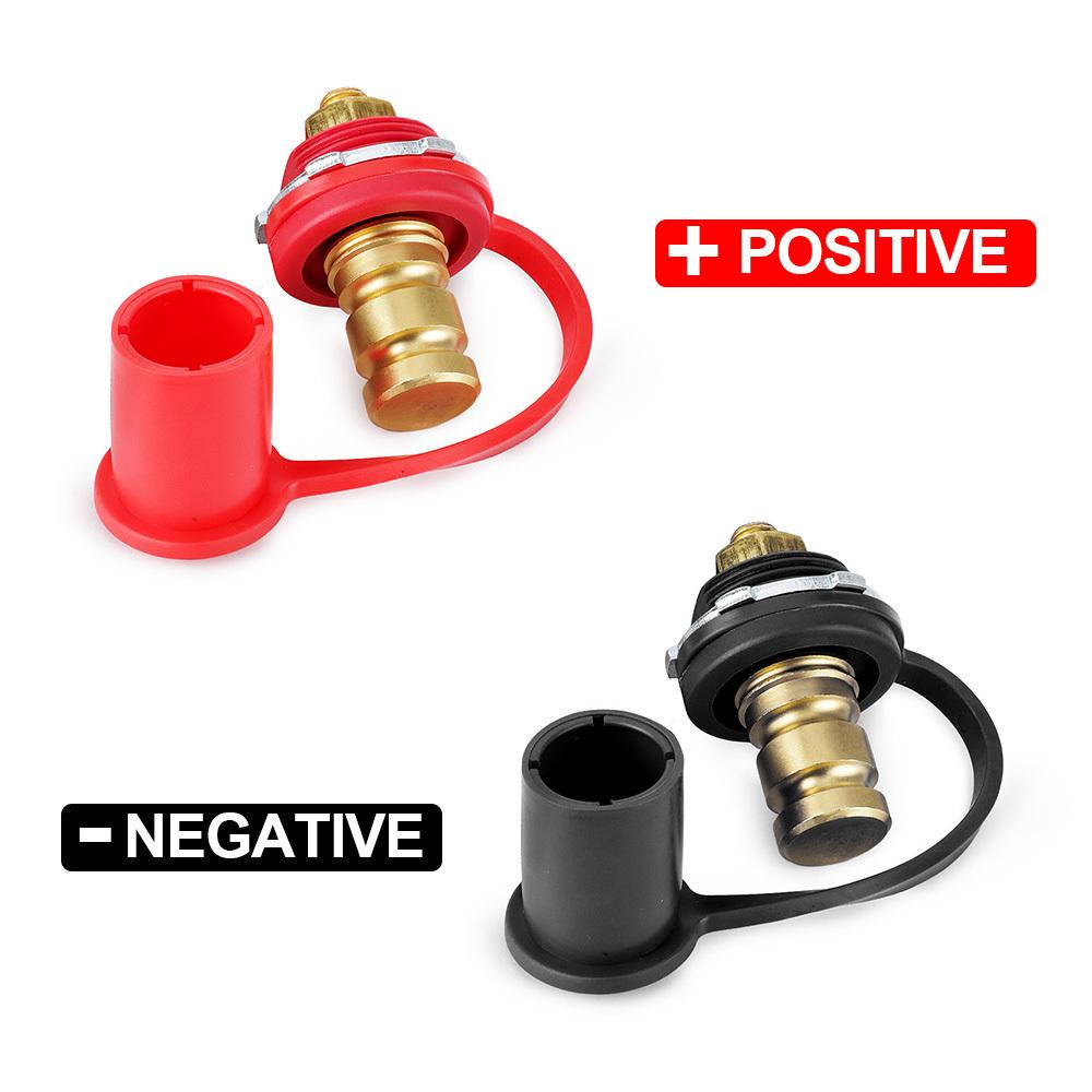 250A 12V 3/8" Studs Junction Post Connector Terminal Premium Remote Battery Power Junction Kit for Car Trucks Boats