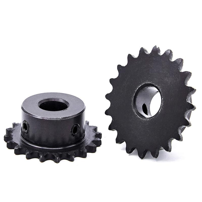 04C Chain Gear 10 Teeth Industrial Sprocket Wheel With Top Wire Bore 5/ 6/8/10Mm